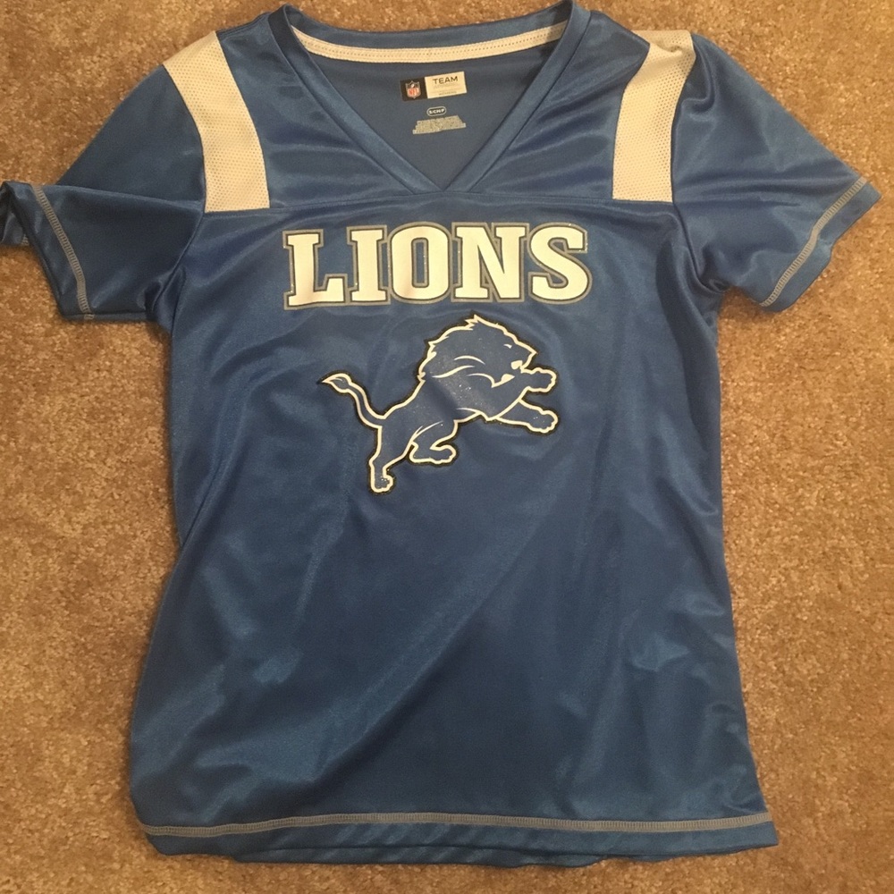 Detroit Lions jersey style tee shirt SOLD